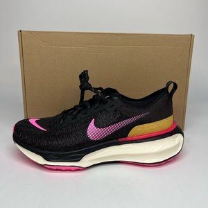 NEW Zoomx Invincible Run FK 3 Women's Earth/Pink Spell-Black DR2660-200